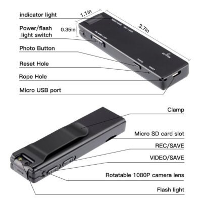 Vandlion A3 Mini Digital Camera HD - Image 5