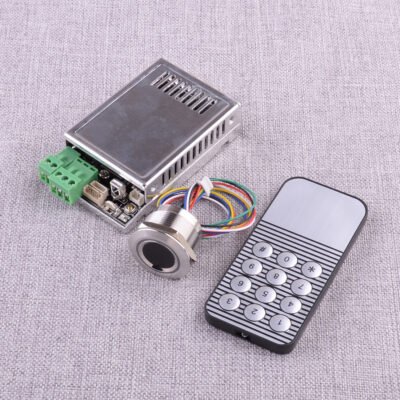 Car Motorcycle Fingerprint Control Board Module Touch Button Engine Start Kill Lock Kit With Remote